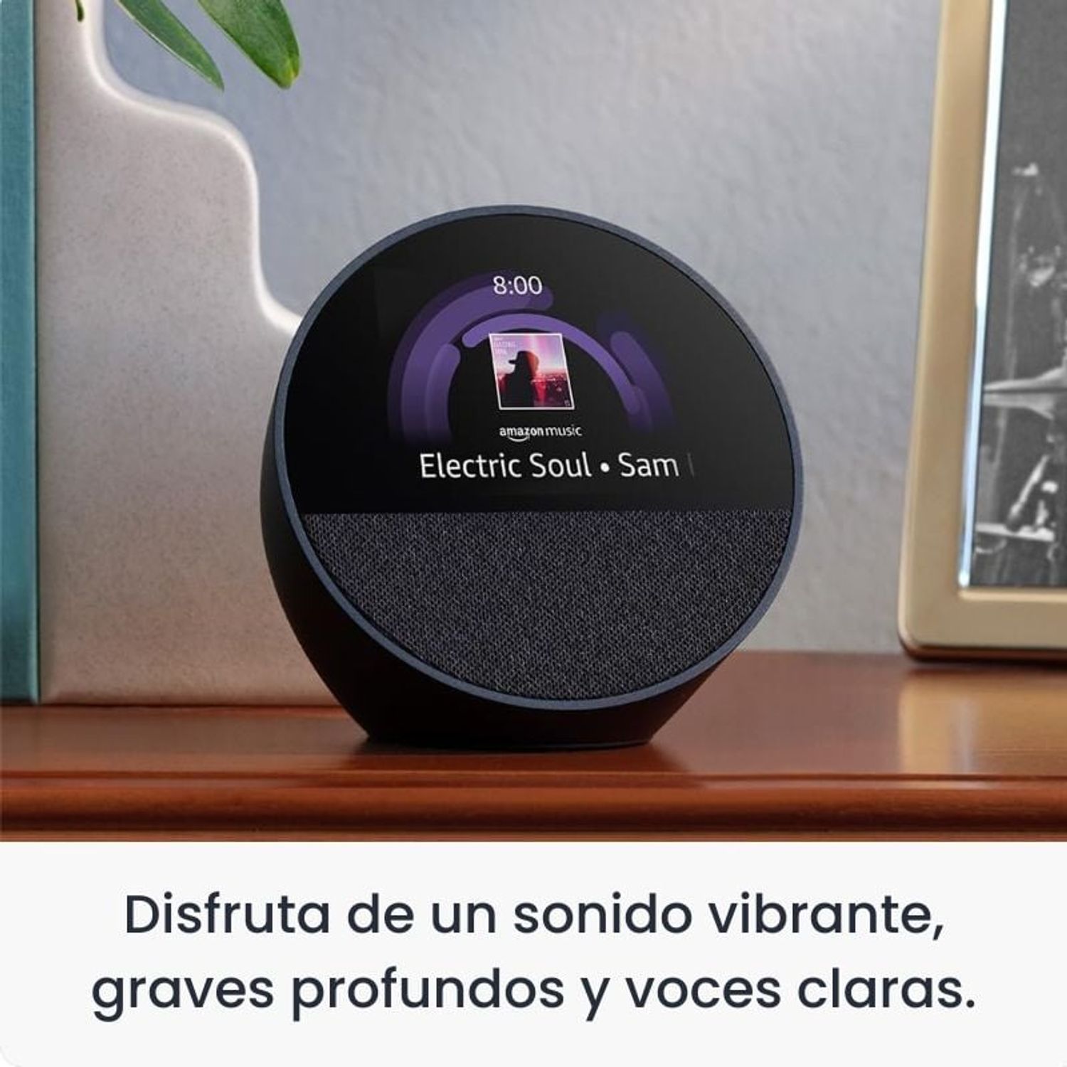 AMAZON Parlante Amazon Alexa Echo Spot 2024 Pantalla Bluetooth