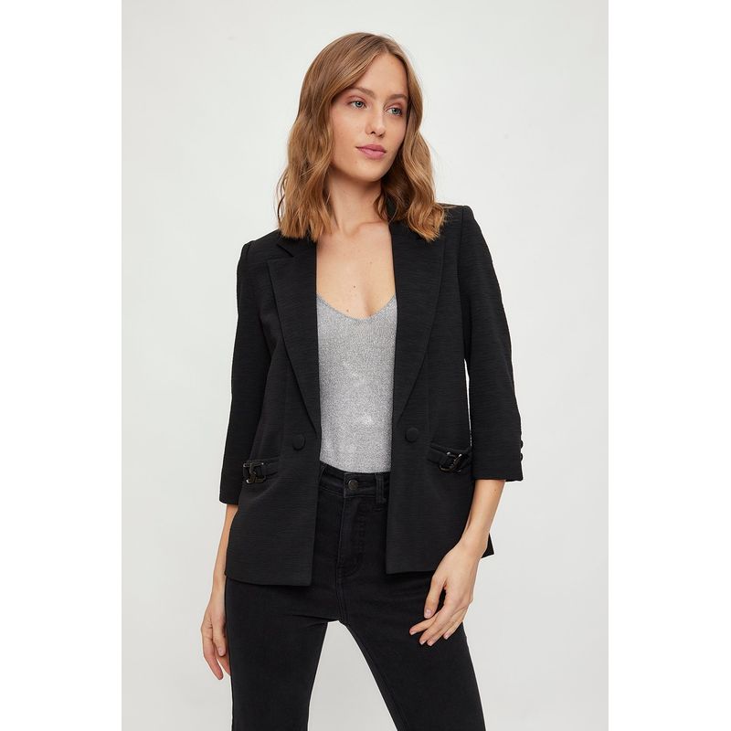 IO - Blazer Negro Mujer Io