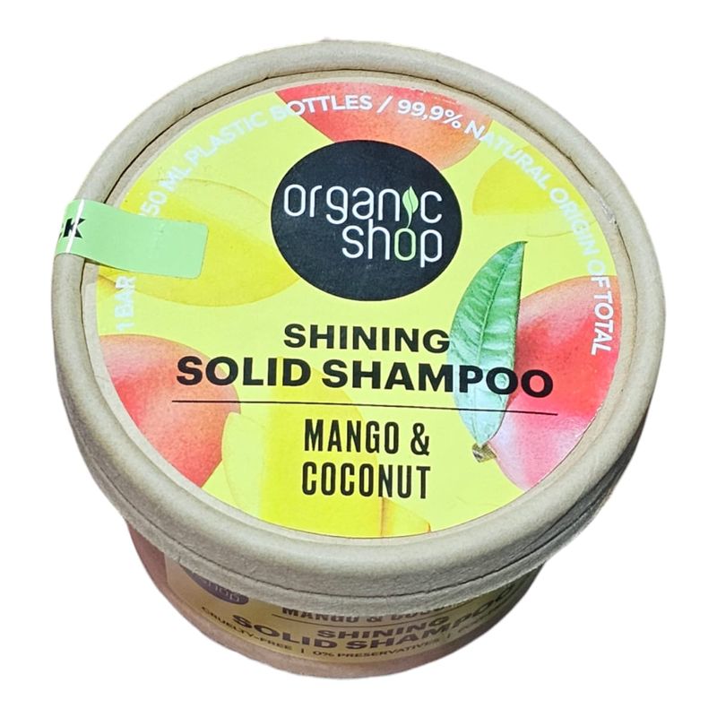 ORGANIC SHOP - Shampoo Solido En Barra Mango & Coconut