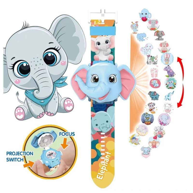GENERICO - Reloj digital de ´proyeccion de imagenes para niños