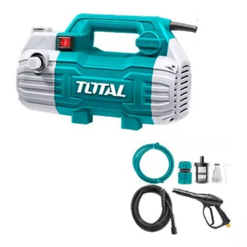 TOTAL TOOLS - Hidrolavadora Industrial Alta Presión 1500w 100bar