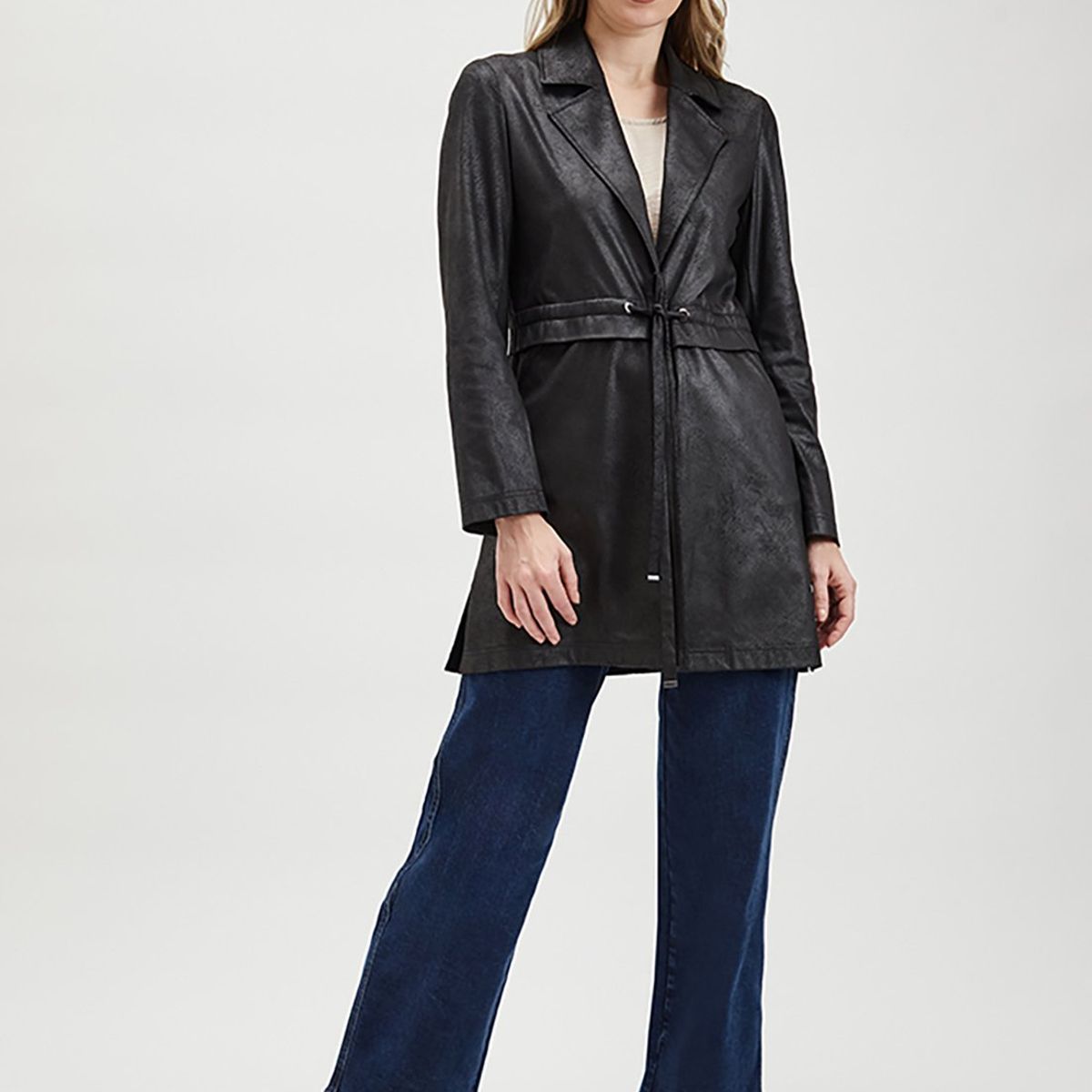 ASH - Tapado Abierto Negro Mujer Ash