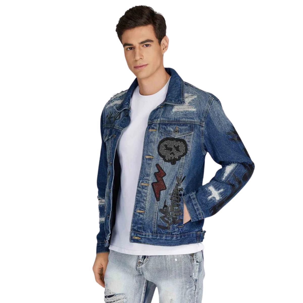 D'JOE - Chaqueta Denim Polonia Hombre