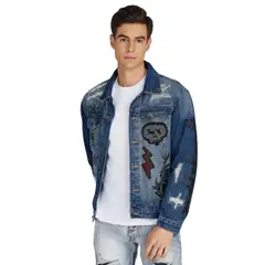 D'JOE - Chaqueta Denim Polonia Hombre
