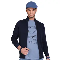 ARROW - Chaleco Sweater Full Zipper Liso Algodon Regalo Hombre