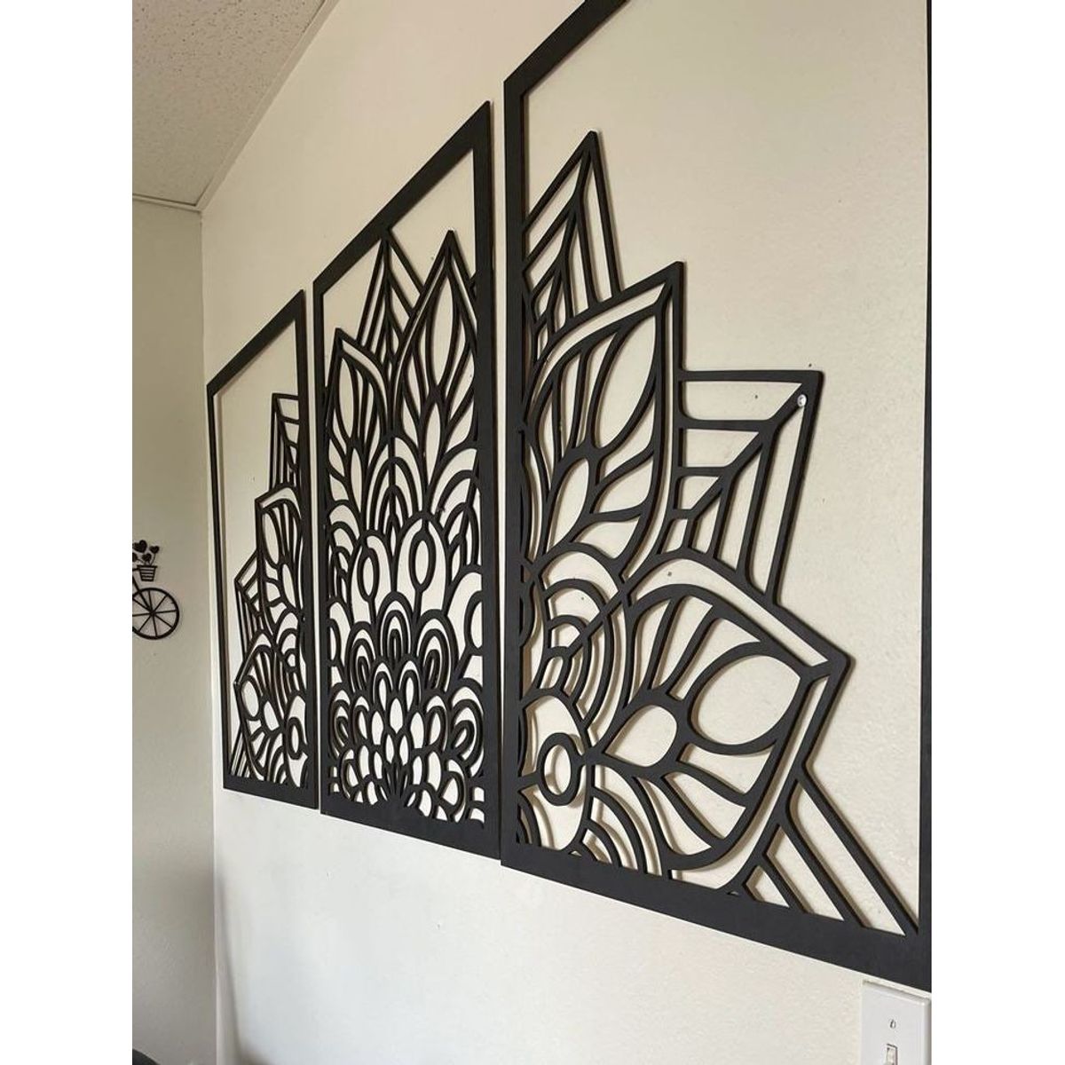 GENERICO - Cuadros Decorativos  Mándala Artesanal  35 X 60 cm