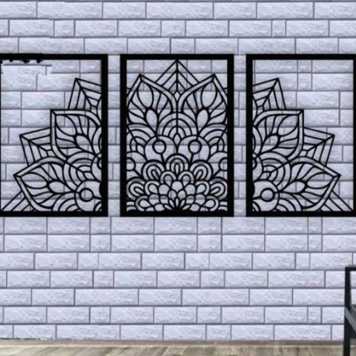 GENERICO - Cuadros Decorativos  Mándala Artesanal  35 X 60 cm