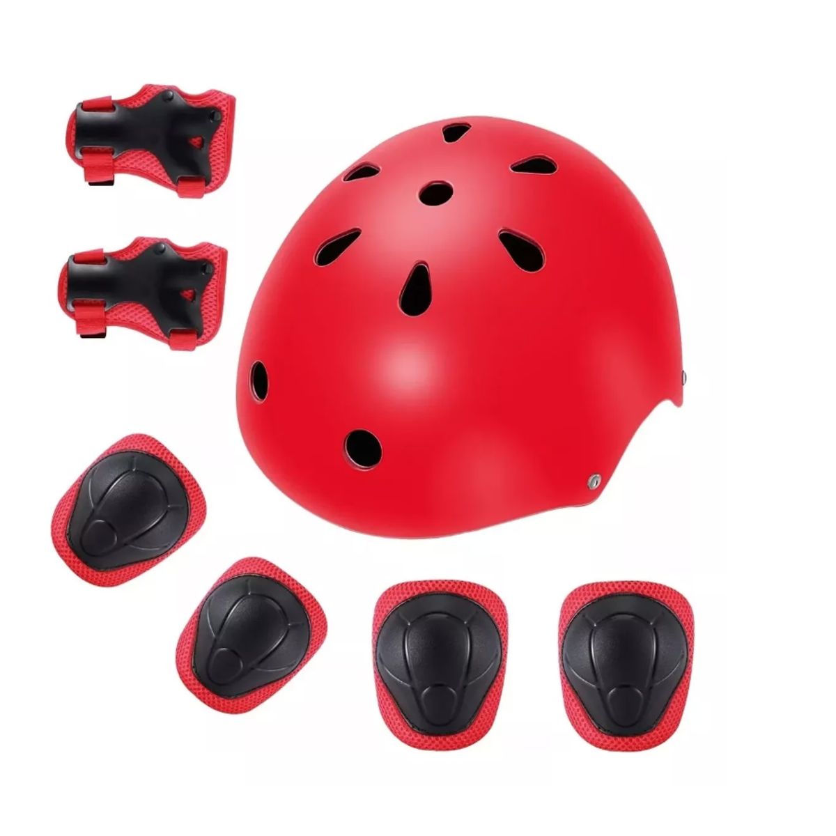 GENERICO - Kit De Protecciones Para Niños Ideal Para Bicicleta Y Más