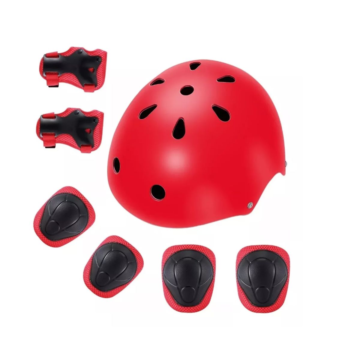GENERICO - Kit De Protecciones Para Niños Ideal Para Bicicleta Y Más