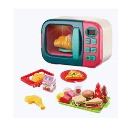 GENERICO - Juguete Mini Horno Microondas con Luz y Sonido