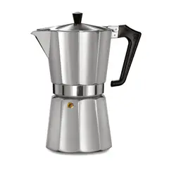 PEZZETTI - Cafetera Italexpress 9 Tazas Plateada