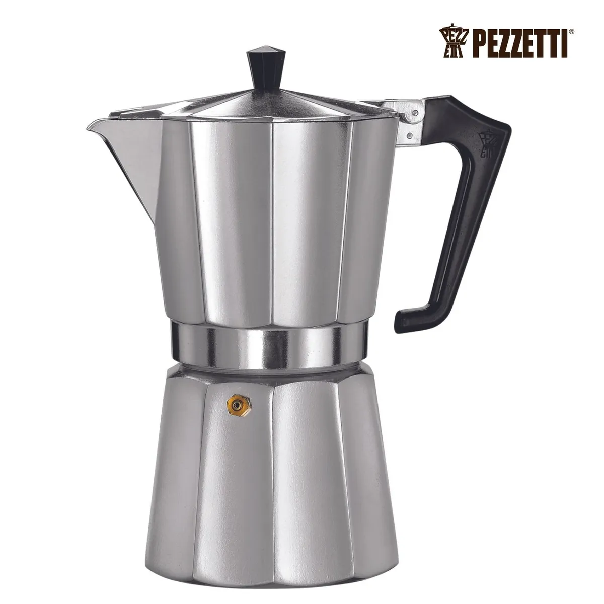 PEZZETTI - Cafetera Italexpress  9 Tazas Plateada