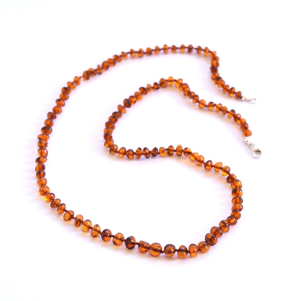 GENERICO - Collar de Ámbar Báltico Certificado para Adulto 60 cm