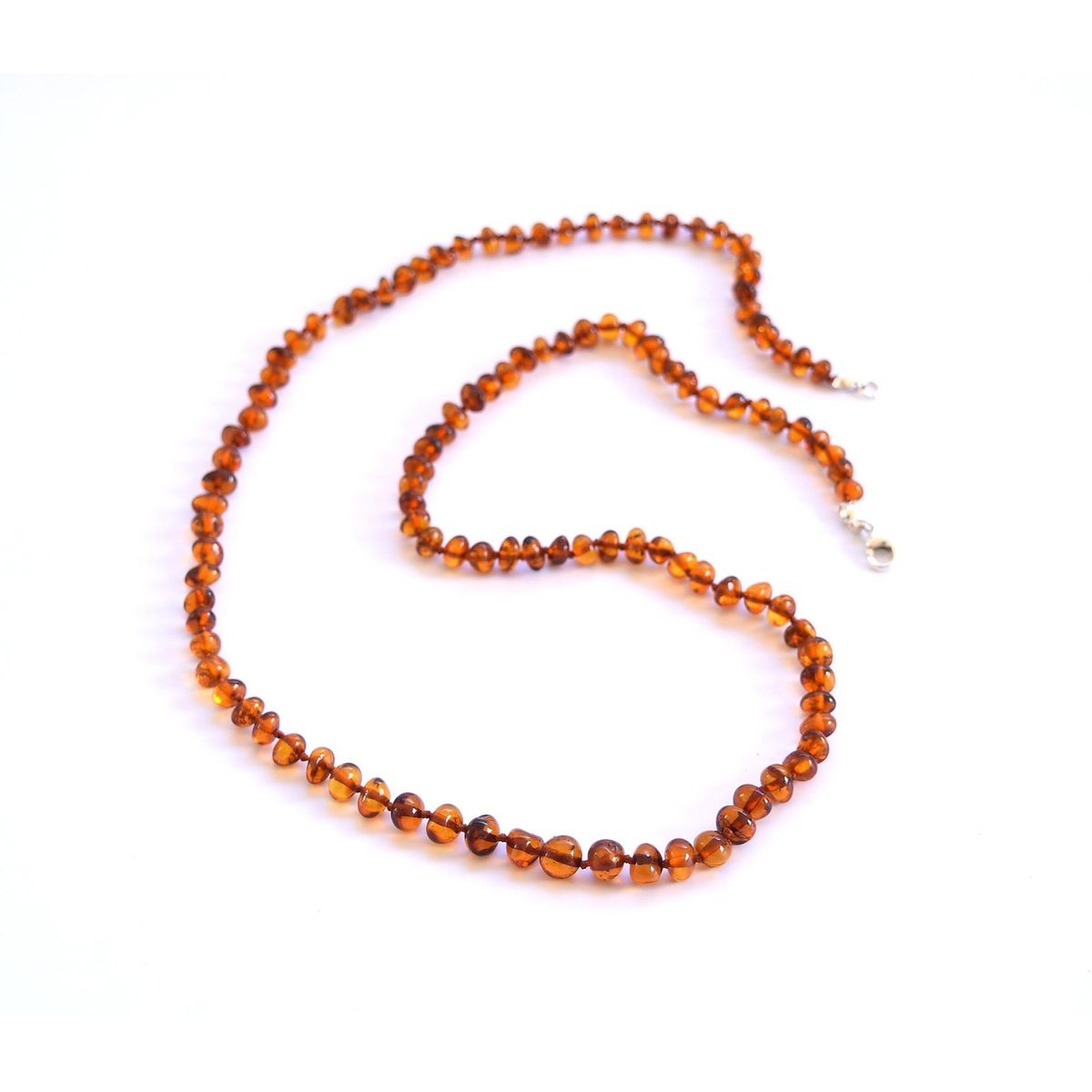 GENERICO - Collar de Ámbar Báltico Certificado para Adulto 60 cm