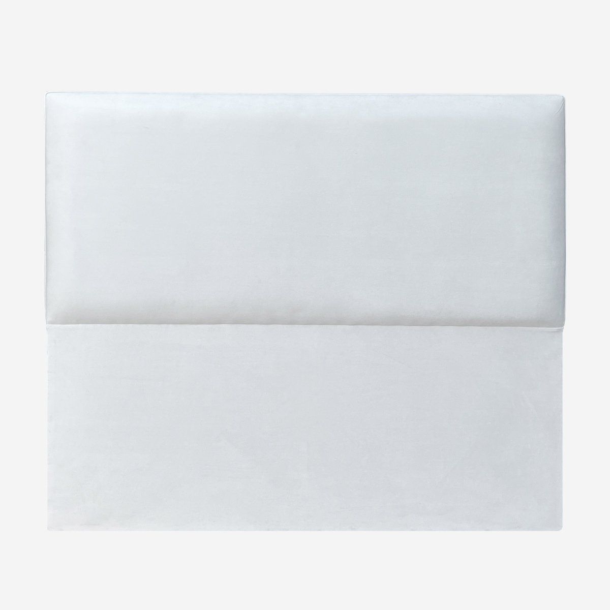 ESPACIO HOGAR - Respaldo de Cama Flat Vivo Felpa Crema - 1.5 Plaza