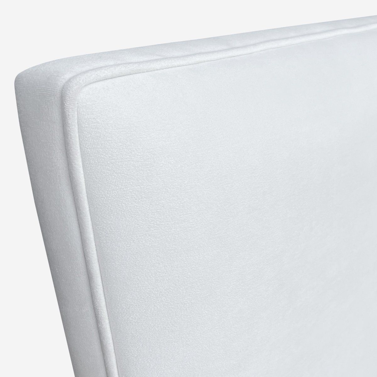 ESPACIO HOGAR - Respaldo de Cama Flat Vivo Felpa Crema - Queen