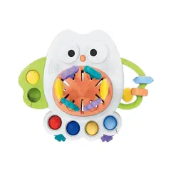 GENERICO - Juguete Búho 4 en 1 Montessori Sensorial Para Bebes