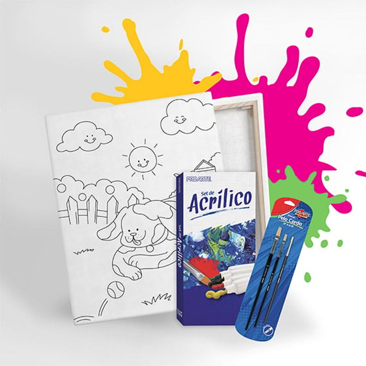 EMOTIONS - Pack Canva Diseño Granja + Pintura Acrílica y Pinceles