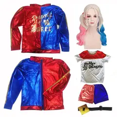 TODODISFRACESCHILE - Disfraz Harley Quinn Deluxe con Peluca Tall 6