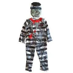 TODODISFRACESCHILE - Disfraz Monstruo Preso Halloween Talla 3 - 4 años