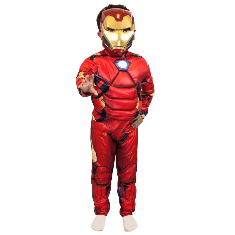 TODODISFRACESCHILE - Disfraz Iron Man Musculos Talla 4 a 6 años
