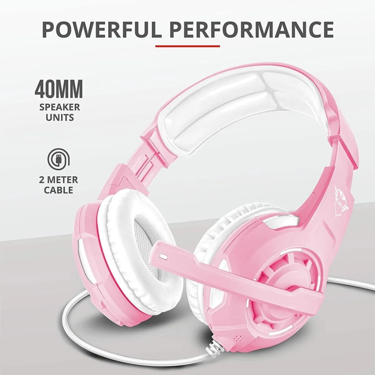 TRUST - Audífonos GXT 310P Radius Gaming Headset - pink