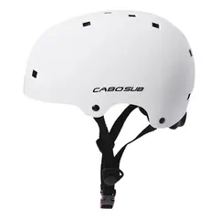 CABOSUB - Casco kayak Bicicleta Skate multiuso ajustable - Blanco - S