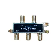 RCA - Splitter Coaxial 1x4 - Tv / Cable