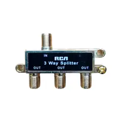 RCA - Splitter Coaxial 1x3 - Tv Cable