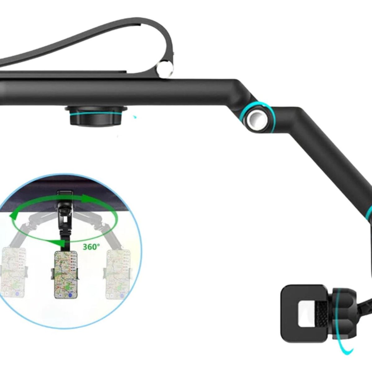 IMPORTCLICK - Soporte Celular Brazo Parasol Automóvil