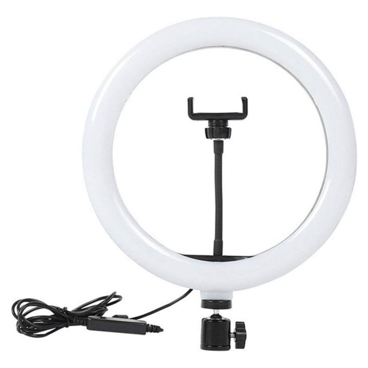 IMPORTCLICK - Aro Luz LED 3 Luces Trípode 26 CM