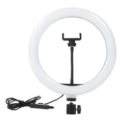 IMPORTCLICK - Aro De Luz Led 3 Luces Con Trípode 26 CM