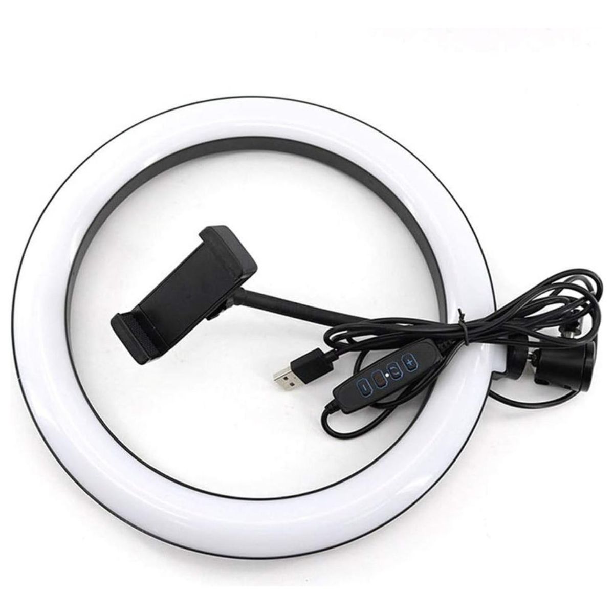 IMPORTCLICK - Aro Luz LED 3 Luces Trípode 26 CM