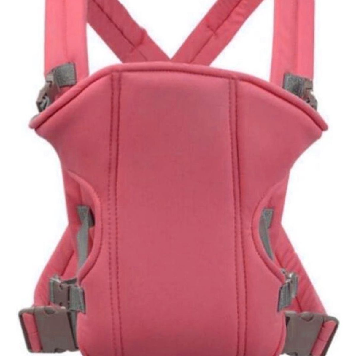 IMPORTCLICK - Mochila Portabebés Ergonómica Acolchado Rojo