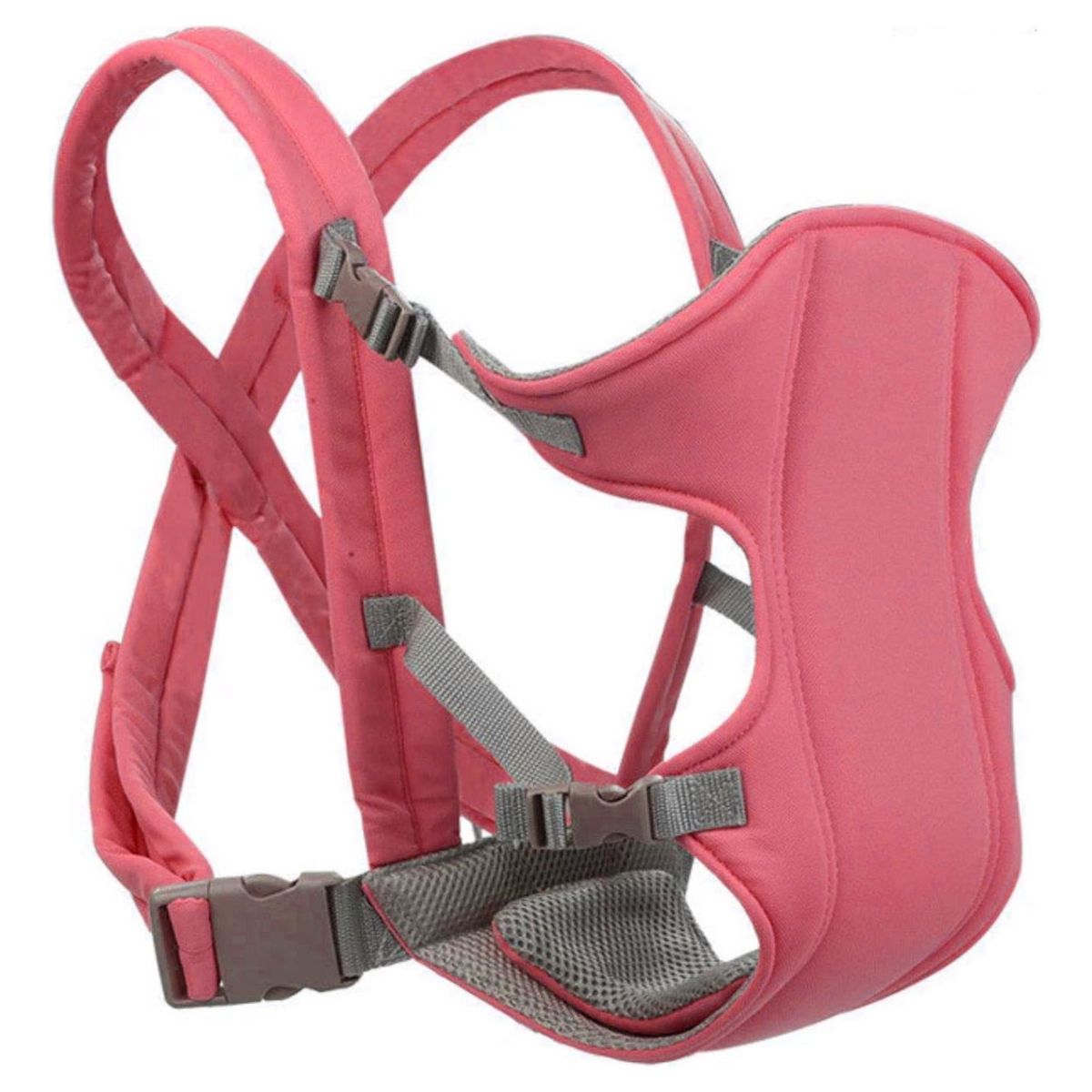 IMPORTCLICK - Mochila Portabebés Ergonómica Acolchado Rojo