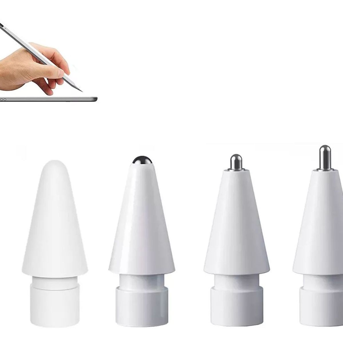 KUANGYE - Punta Repuesto Para Apple Pencil 4 Pcs Unidades