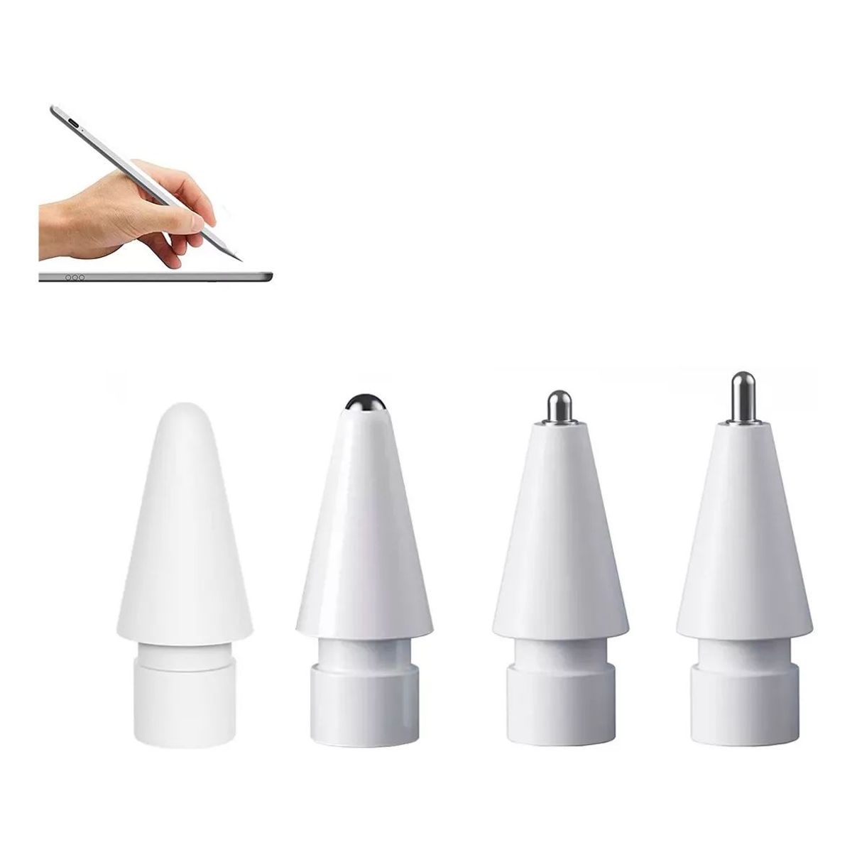 KUANGYE - Punta Repuesto Para Apple Pencil 4 Pcs Unidades