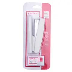 DELI - Corchetera 25 hojas 24/6 y 26/6 con corchetes blanco