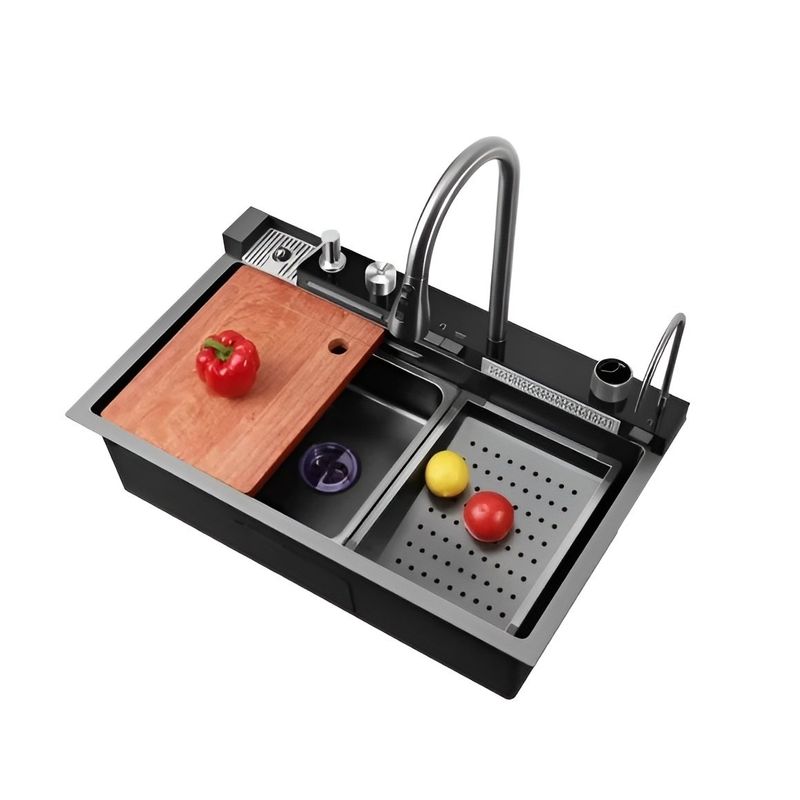 GENERICO - Lavaplatos Multifuncional Lavaplatos Cocina Empotrados 75x45