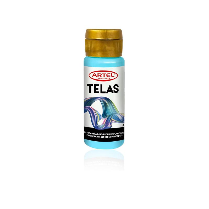 ARTEL - Frasco Pintura Para Telas 60ml Celeste N°47