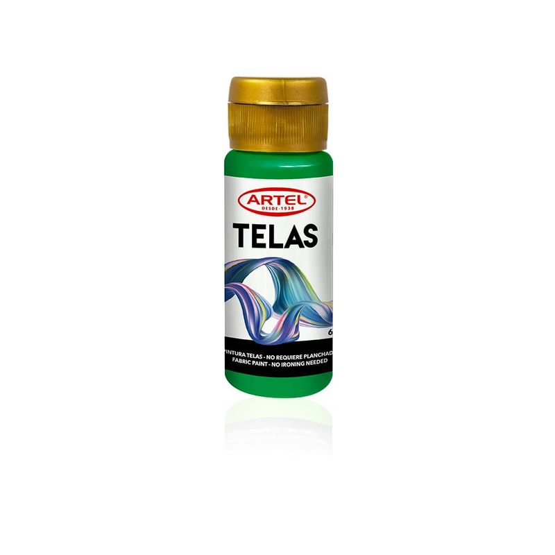 ARTEL - Frasco Pintura Para Telas 60ml Verde Claro N°51