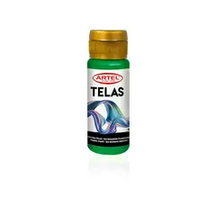 ARTEL - Frasco Pintura Para Telas 60ml Verde Claro N°51