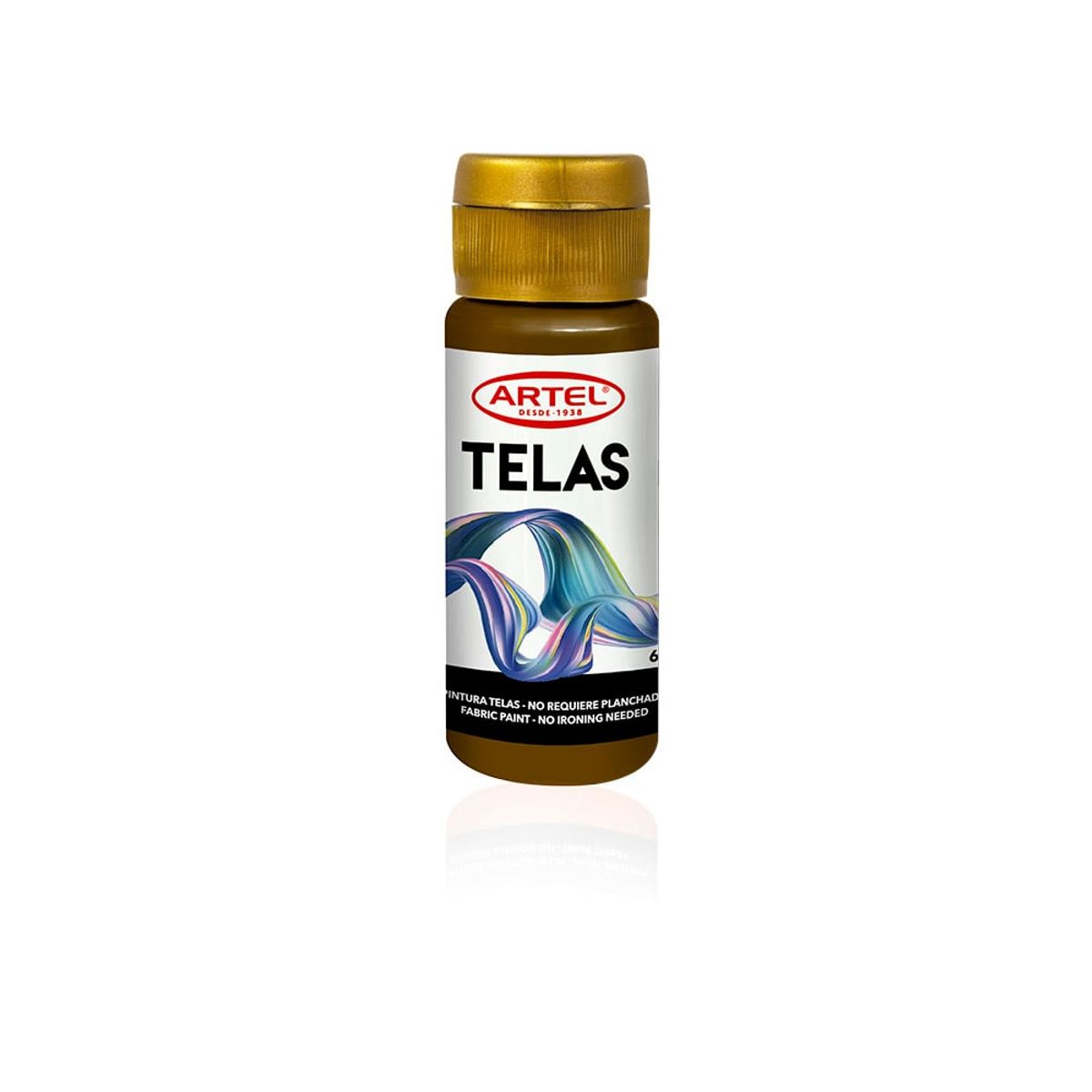 ARTEL - Frasco Pintura Para Telas 60ml Cafe Oscuro N°69
