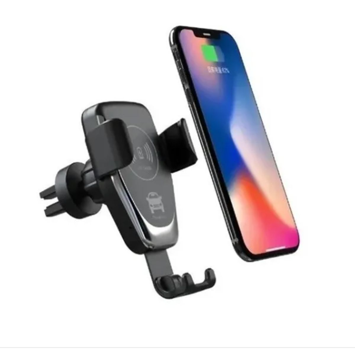 GENERICO - Cargador inalámbrico 10w soporte carga rápida celular auto