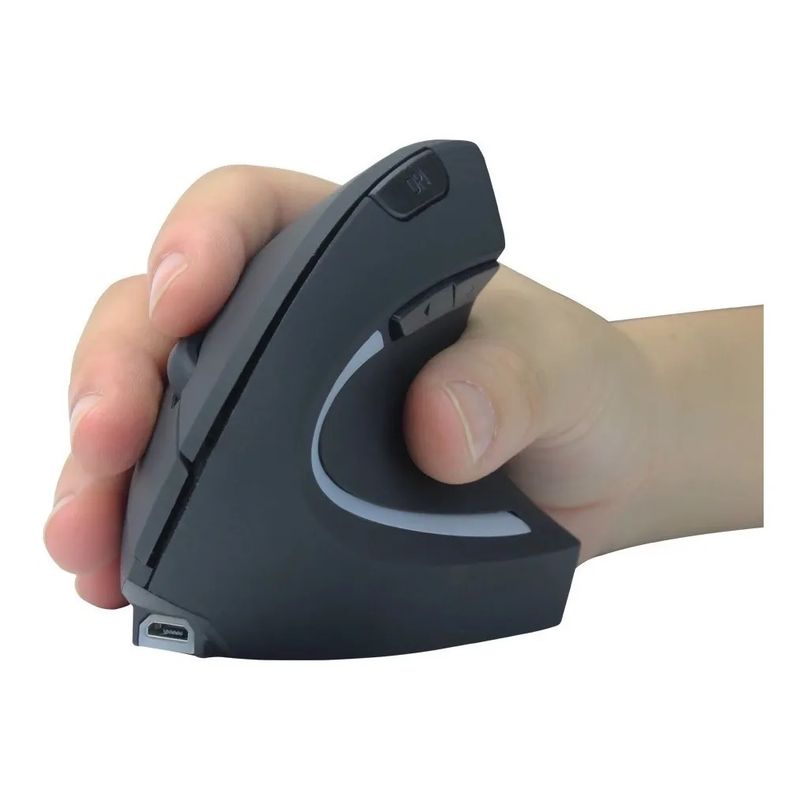GENERICO - Mouse Inalámbrico Vertical Ergonómico con Batería Integrada