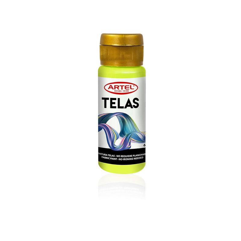 ARTEL - Frasco Pintura Para Telas 60ml Amarillo Limón N°72