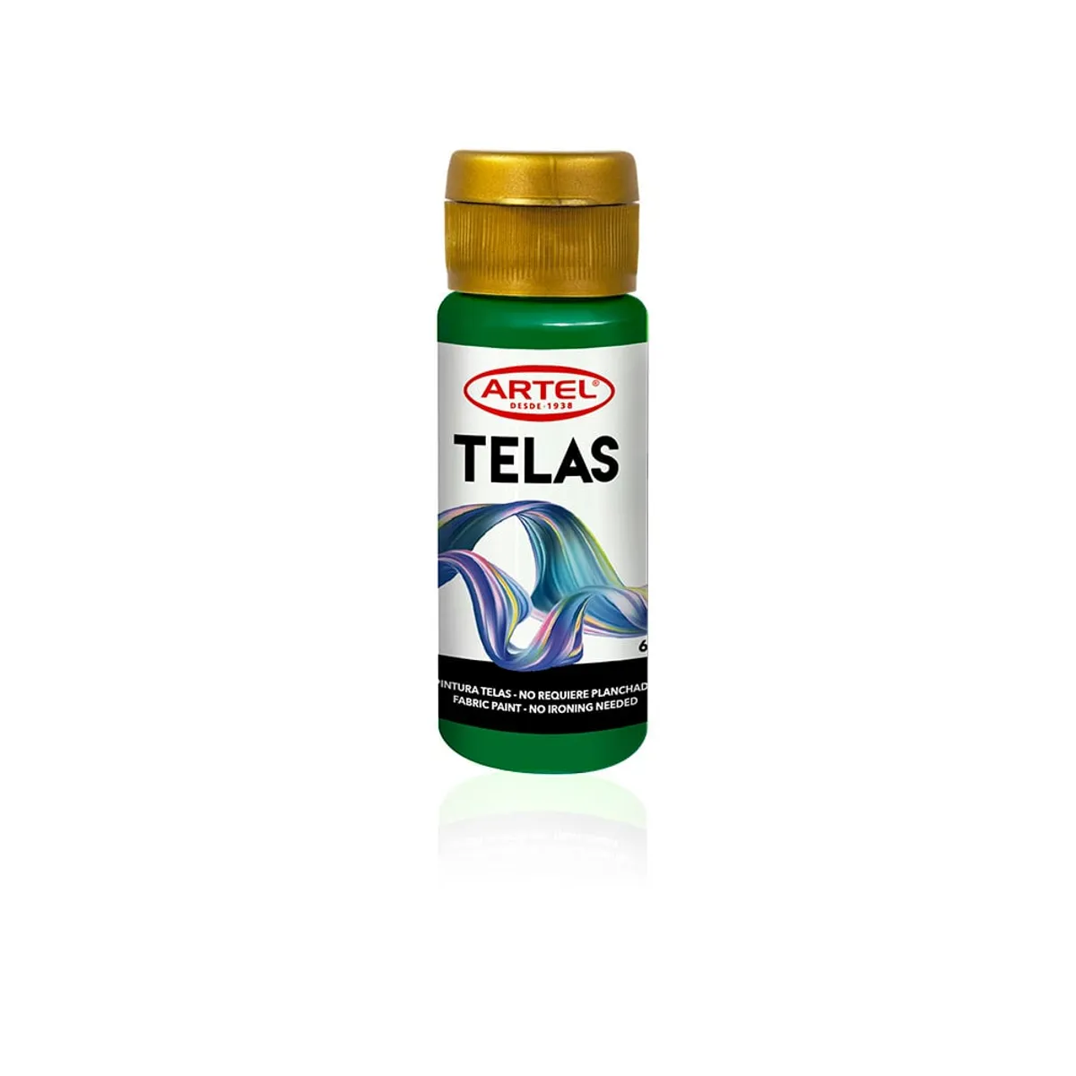 ARTEL - Frasco Pintura Para Telas 60ml Verde Oscuro N°54