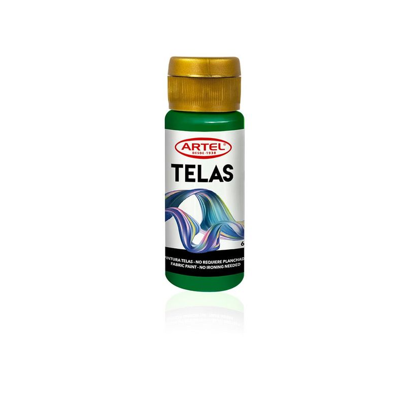 ARTEL - Frasco Pintura Para Telas 60ml Verde Oscuro N°54