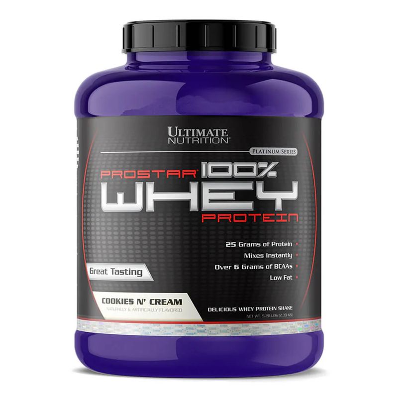 ULTIMATE NUTRITION - PROTEINA PROSTAR 100% WHEY 5LB - COOKIES AND CREAM