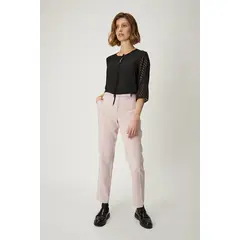 MA GRIFFE - Pantalon Liso Rosado Magriffe